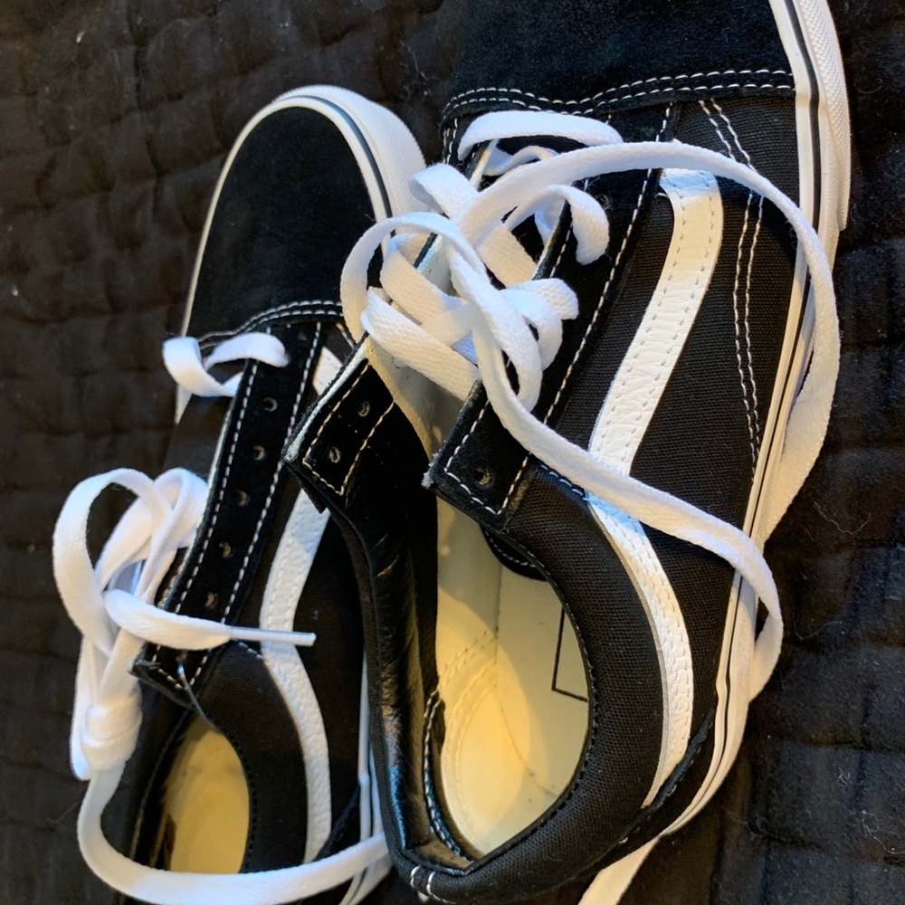 Never worn black vans